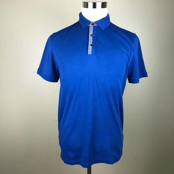 Michael Kors Short Sleeve Polo Shirt Size Medium - Picture 2 of 7